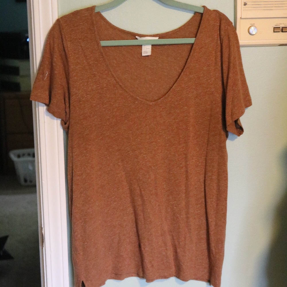 H%M Burnt Orange T-Shirt
